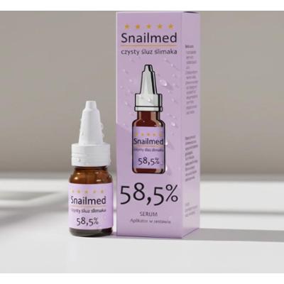 Przeciwstarzeniowo rewitalizujące Serum z naturalnym śluzem ślimaka oraz kwasem hialuronowym