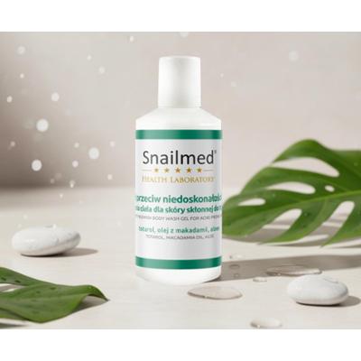 Dermokosmetyczny żel do mycia ciała przeciw niedoskonałościom dla skóry skłonnej do trądziku 20ml, Produkt Smart Mini