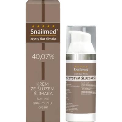 Modelująco przeciwstarzeniowy Krem z naturalnym śluzem ślimaka, totarolem oraz kwasem hialuronowym