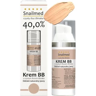 Matująco regenerujący Krem BB w jasnym naturalnym odcieniu z naturalnym śluzem ślimaka oraz woskiem pszczelim
