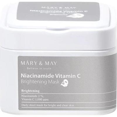 Mary&May, Maseczka do twarzy, Niacinamide Vit C Brightening Mask, 30 szt
