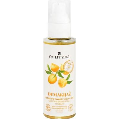 Orientana olejek do demakijażu twarzy i oczu zlota pomarańcza, 100 ml
