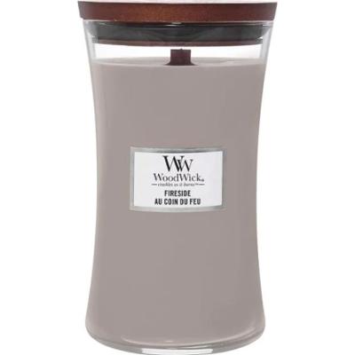 WoodWick Fireside – świeca duża, 600 g