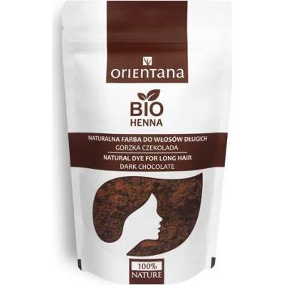 Orientana BIO Henna Naturalan farba do włosów długich Gorzka Czekolada