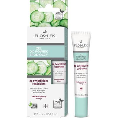 Floslek Żel do powiek i pod oczy ze świetlikiem i ogórkiem 15 ml