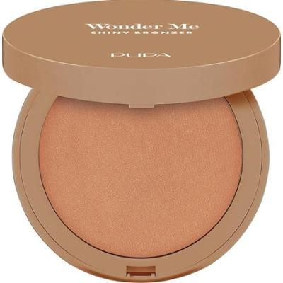 PUPA Milano Wonder Me Shiny Bronzer Rozświetlający wypiekany bronzer 001 Light Neutral, 6 g