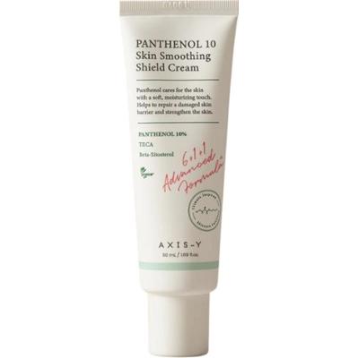 AXIS-Y Panthenol 10 Skin Smoothing Shield Cream, regenerujący krem do twarzy z pantenolem 10%, 50ml