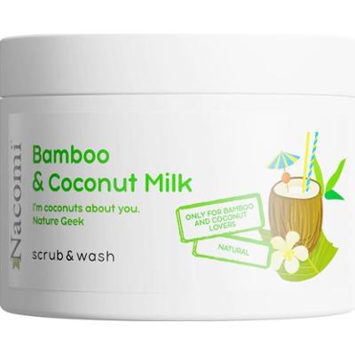NACOMI Piankowy peeling o zapachu bambusa i mleka kokosowego