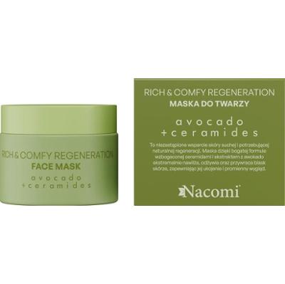 Nacomi Rich&comfy regeneration - Maseczka do twarzy Awokado 40 ml