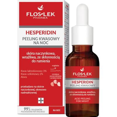 Floslek Peeling kwasowy na noc dla skóry naczynkowej