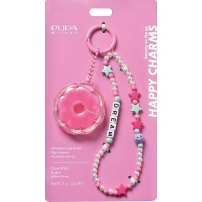PUPA Milano Happy Charms Brelok z błyszczykiem do ust - 001 Cherry Jam, 6,4 ml