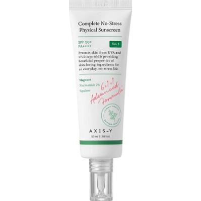 AXIS-Y Complete No-Stress Physical Sunscreen SPF50+, krem do twarzy z filtrem, 50ml