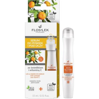 Floslek Serum do powiek i pod oczy ze świetlikiem i witaminą C 15 ml