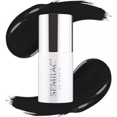 Semilac Lakier Hybrydowy Perfect Black 300 7 ml