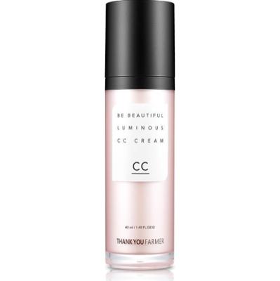 THANK YOU FARMER Be Beautiful Luminous CC Cream 40 ml Krem CC z filtrem SPF30 o rozświetlającej formule
