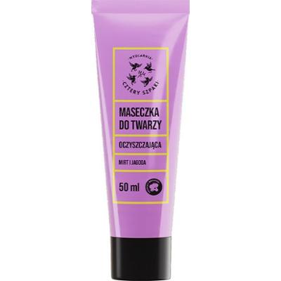 4 Szpaki Maseczka do twarzy oczyszczająca Mirt i Jagoda, 50 ml