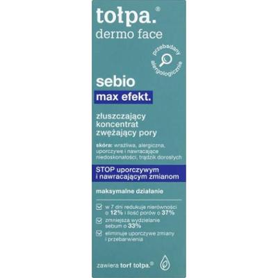 Tołpa Dermo Face Sebio max efekt złuszczający koncentrat zwężający pory 75 ml