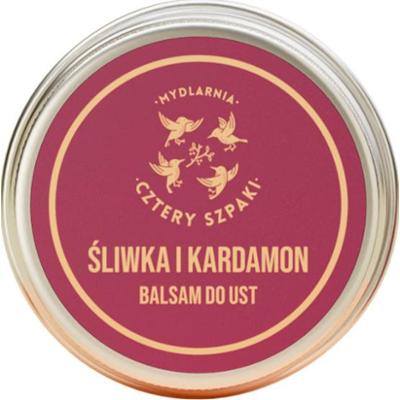 4 Szpaki Balsam do ust - śliwka i kardamon, 15 ml