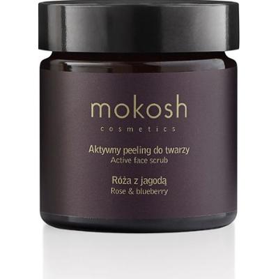 Mokosh Aktywny peeling do twarzy Róża z jagodą, 60 ml