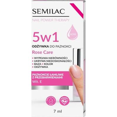 Semilac Odżywka do paznokci Nail Power Therapy 5w1 Rose Care 7 ml