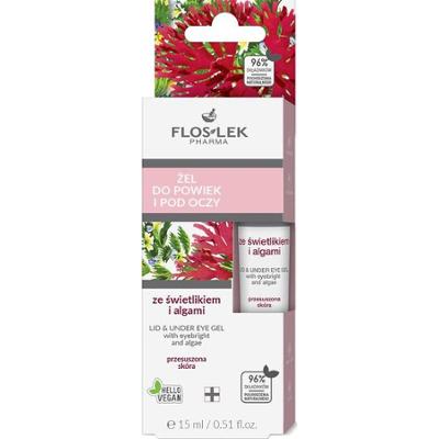 Floslek Żel do powiek i pod oczy ze świetlikiem i algami 15 ml