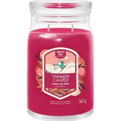 Yankee Candle Signature – Świeca duża Santa on Skis, 567 g