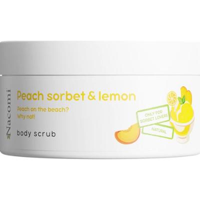 NACOMI Peeling do ciała o zapachu brzoskwiniowego sorbetu z cytryną