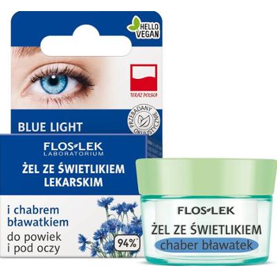 Floslek Żel ze świetlikiem lekarskim i chabrem bławatkiem do powiek i pod oczy 10 g