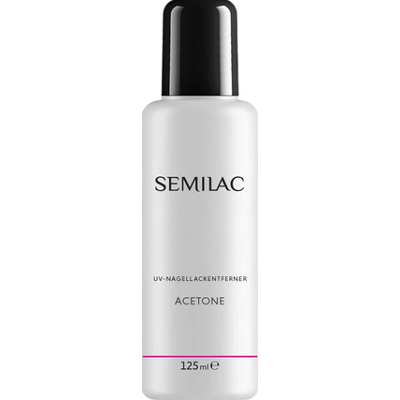 Semilac Zmywacz do lakieru hybrydowego (aceton) Acetone 125 ml