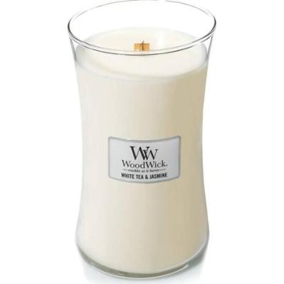 WoodWick Świeca duża White tea & jasmine