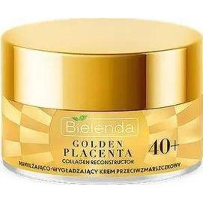 Bielenda Golden Placenta Collagen Reconstructor - Nawilżająco - wygładzający krem przeciwzmarszczkowy 40 + dzień/noc