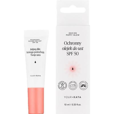 Your KAYA Ochronny olejek do ust SPF 50 - Poppy Glow, 10 ml