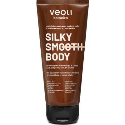 Veoli Botanica Wygładzająco-nawilżająca maska do ciała w formie peelingu 2w1 z 3 % betainy 180 ml