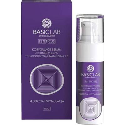BasicLab Dermocosmetics Korygujące serum z retinalem 0,07% 30 ml