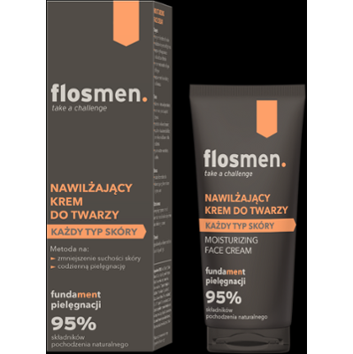 Floslek Flosmen Nawilżający krem do twarzy, 50 ml