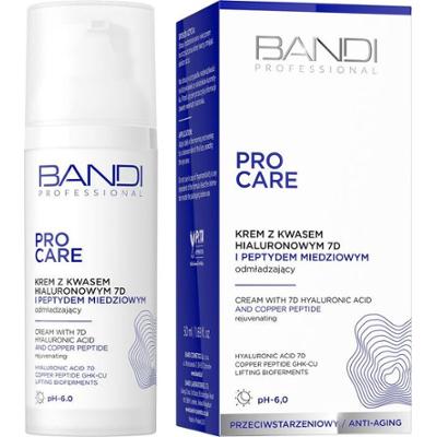 Bandi Pro Care krem z kwasem hialuronowym 7D i peptydem miedziowym, 50 ml