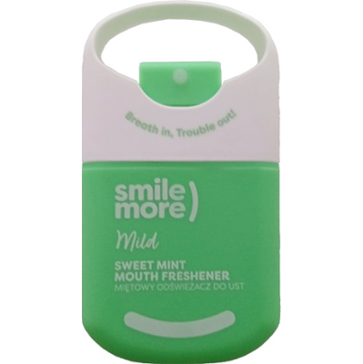 HISKIN SMILE MORE odświeżacz do ust - Mild sweet mint (zielony), 20 ml