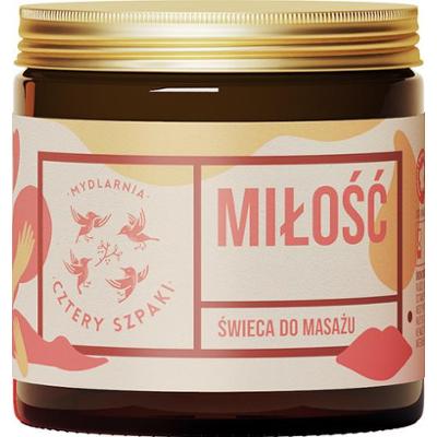 4 Szpaki Świeca do masażu Miłość