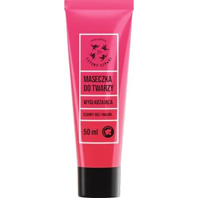 4 Szpaki Maseczka do twarzy wygładzająca Czarny bez i Malwa, 50 ml