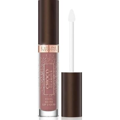 Eveline Choco Glamour Pomadka w płynie z efektem glossy lips 03 Toffee chocolate