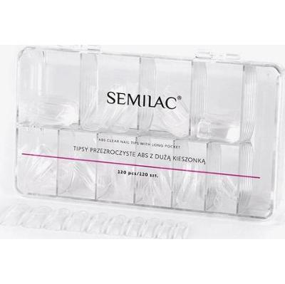 Semilac Tipsy przezroczyste (120 szt.)