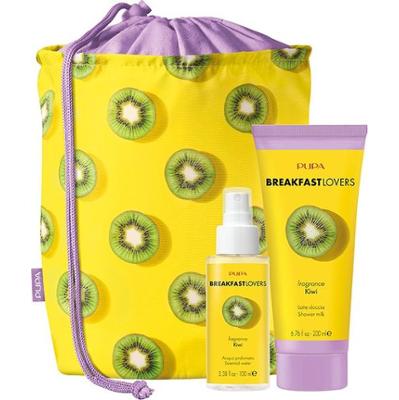 PUPA Milano Zestaw Breakfast Lovers: Mleczko pod prysznic + Mgiełka zapachowa 005 Kiwi