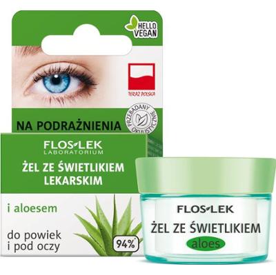 Floslek Żel ze świetlikiem lekarskim i aloesem do powiek i pod oczy 10 g