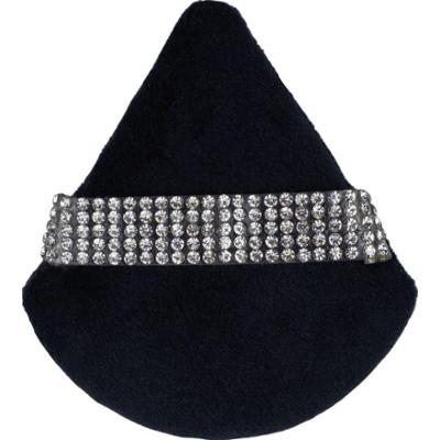 KillyS Puszek do pudru trójkątny z kryształkami czarny