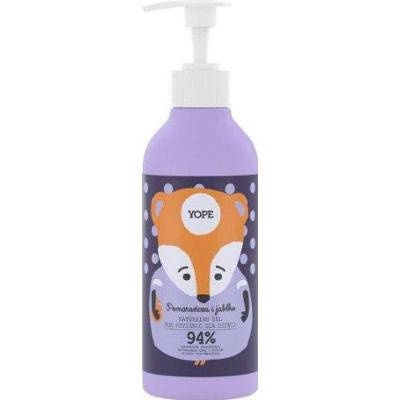 Yope Żel pod prysznic dla dzieci Pomarańcza i Jabłko Fioletowa butelka 400ml