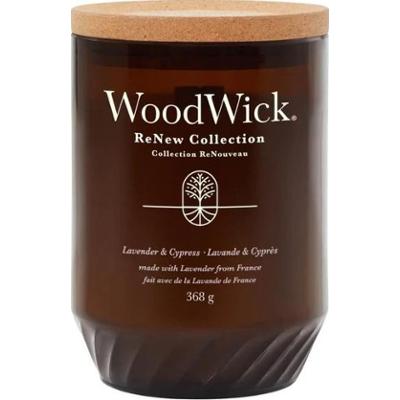 Woodwick RENEW - LAVENDER & CYPRESS - świeca duża 368 g