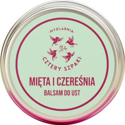 4 Szpaki Balsam do ust mięta i czereśnia, 15 ml