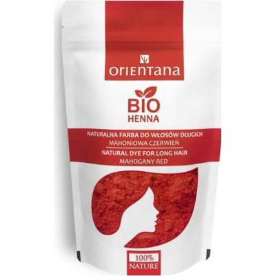 Orientana BIO Henna Naturalna farba do włosów długich Mahoniowa Czerwień