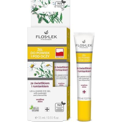 Floslek Żel do powiek i pod oczy ze świetlikiem i rumiankiem 15 ml