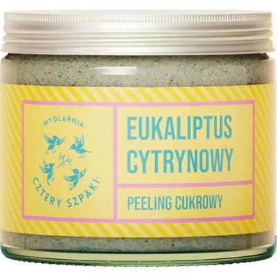 4 Szpaki Peeling cukrowy do ciała Eukaliptus Cytrynowy, 250 ml
